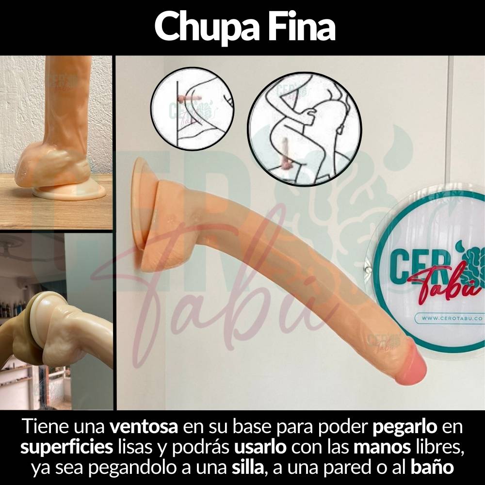 Dildo Consolador Realista Extra Grande En Silicona Medica